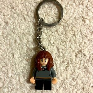 Hermione Lego keychain